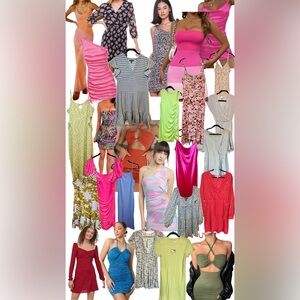 LOT OF 27 WOMEN’S DRESSES MEDIUM TO LARGE